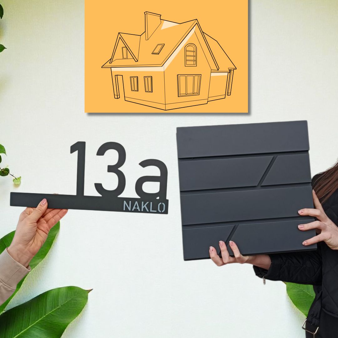 Set per la tua casa 🏠︎NUMERO CIVICO CON STAMPA+CASSETTA DELLE LETTERE
