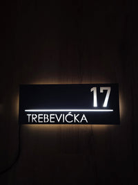 Numero civico a LED 1 12V