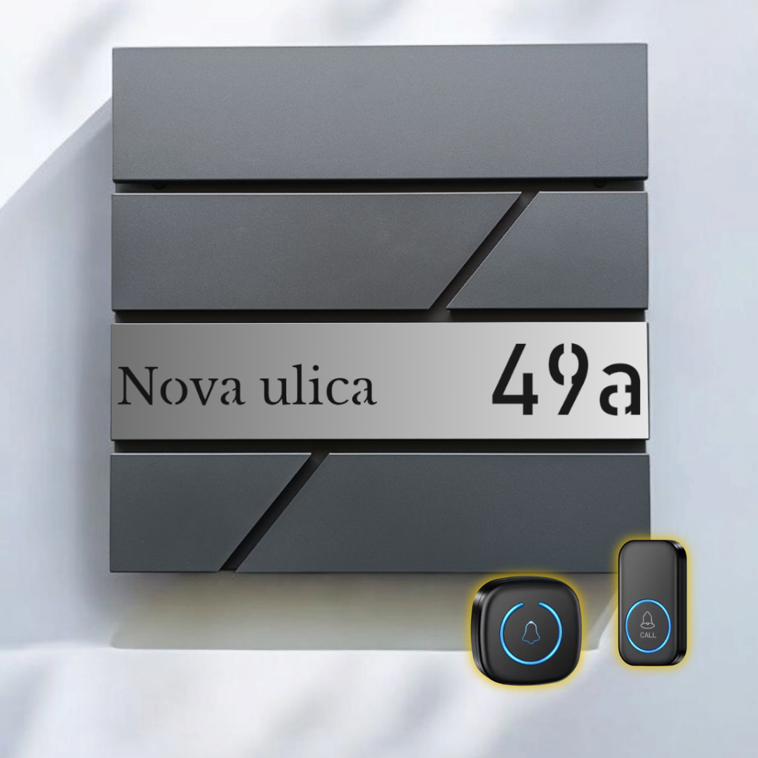 SADA II. SCHRÁNKA S NÁPISEM + ZVONEK