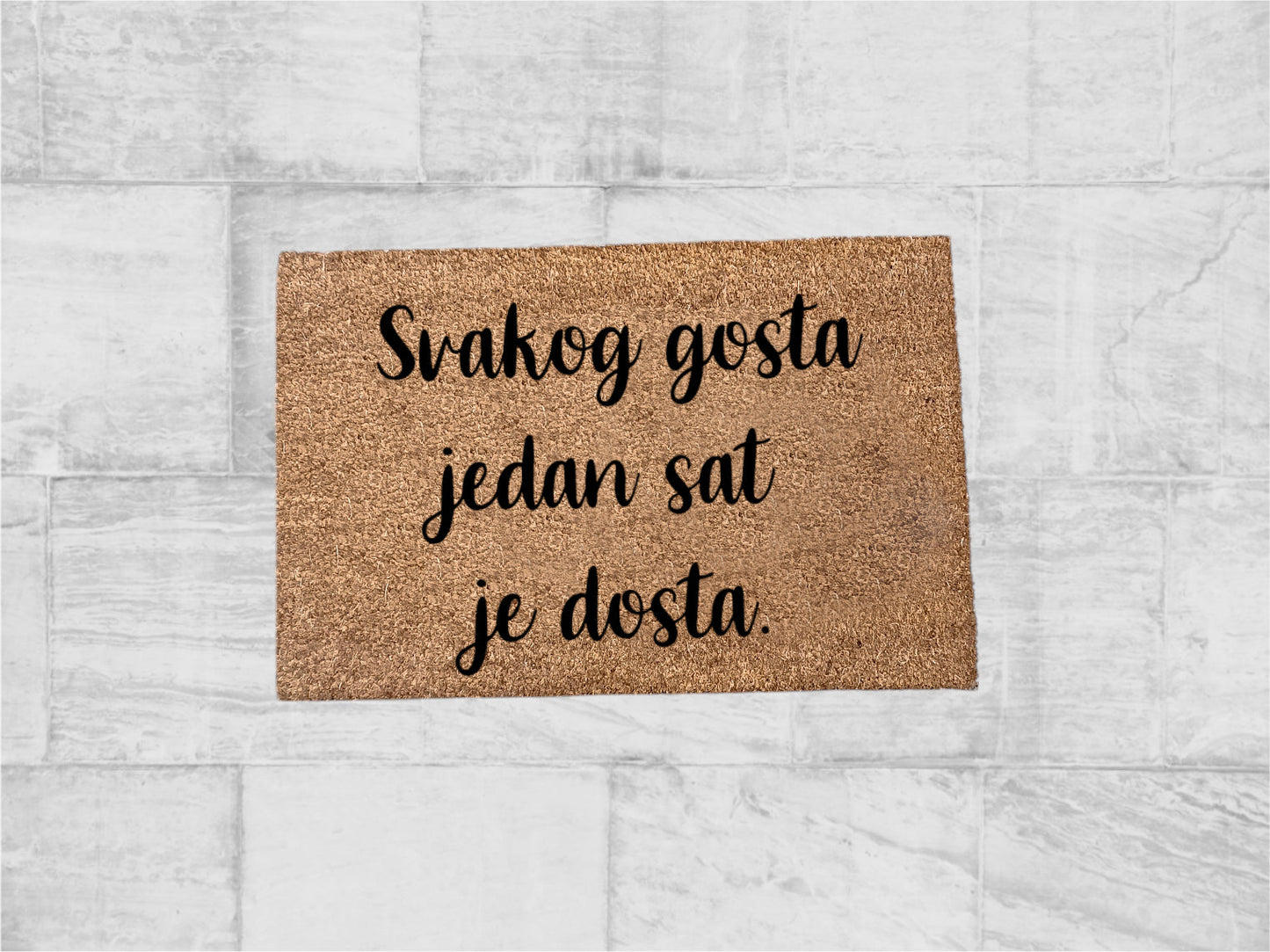Rohožka s vlastním textem